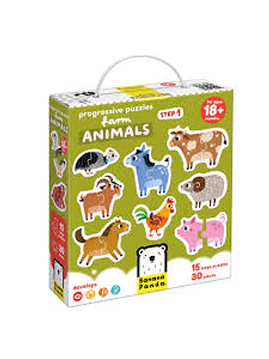 Puzzle Progressive Farm Animals