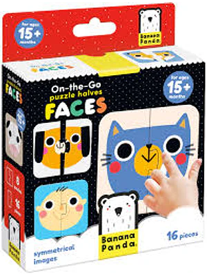 Puzzle On The Go Halves Faces