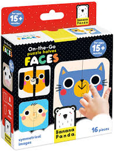 Puzzle On The Go Halves Faces 1