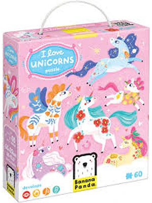 Puzzle I Love Unicorns