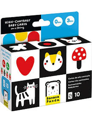 Tarjetas Para Bebe High Contrast Baby Cards On A String