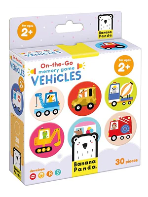 Juego De Memoria On The Go Vehicles