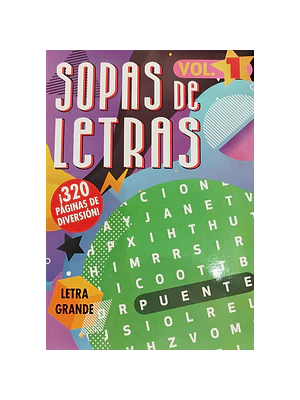 Sopas De Letras Volumen 1 