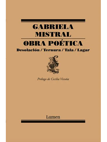 Obra Poetica (Gabriela Mistral) 1