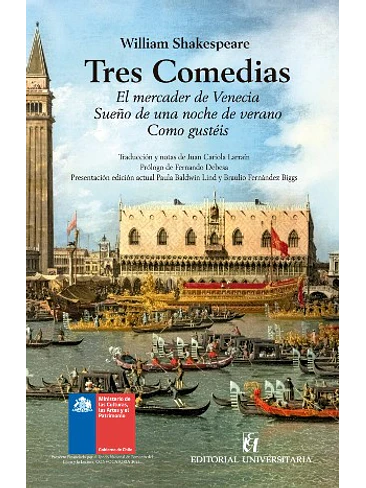 Tres Comedias El Mercader De Venecia Sueño De Una Noche De Verano Como Gusteis 1