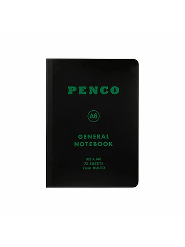 Cuaderno Lineas A6 Negro 1