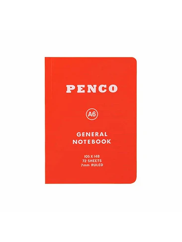 Cuaderno Lineas A6 Rojo 1