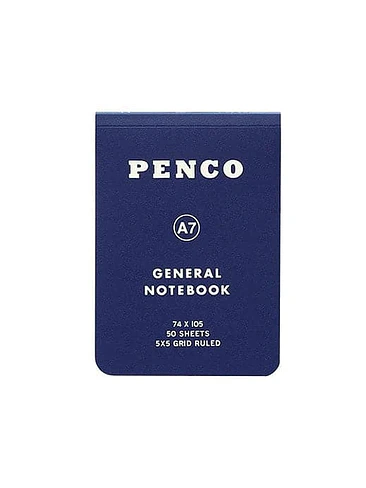 Libreta Cuadros A7 Azul 1