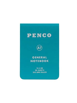 Libreta Cuadros A7 Verde