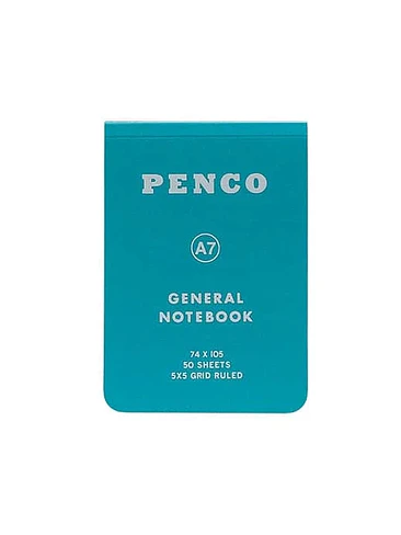 Libreta Cuadros A7 Verde 1