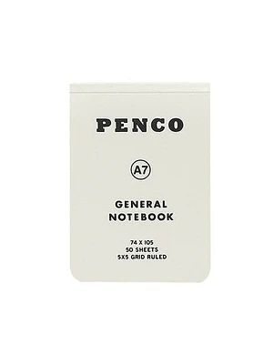Libreta Cuadros A7 Blanco