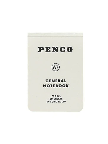 Libreta Cuadros A7 Blanco 1