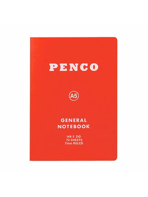 Cuaderno Lineas A5 Rojo