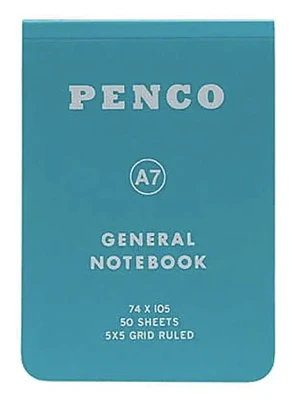 Penco Libreta Cuadros A7 Verde