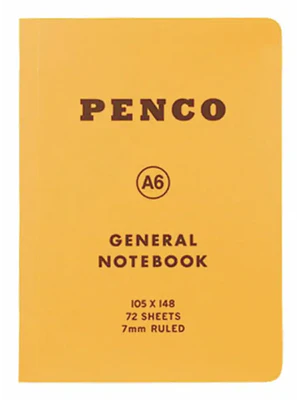 Penco Cuaderno Lineas A6 Amarillo