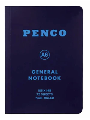 Penco Cuaderno Lineas A6 Azul