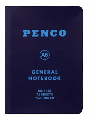 Penco Cuaderno Lineas A6 Azul 1