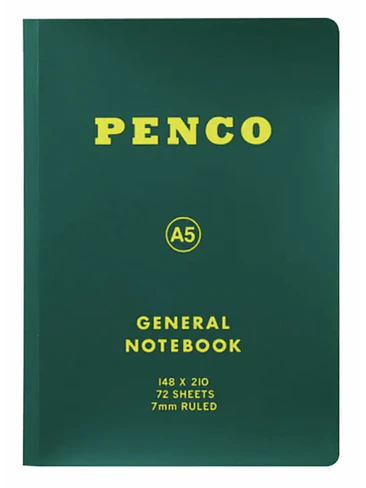 Penco Cuaderno Lineas A5 Verde 1