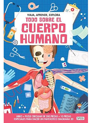 Puzzle Y Libro Todo Sobre El Cuerpo Humano