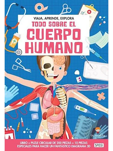 Puzzle Y Libro Todo Sobre El Cuerpo Humano 1