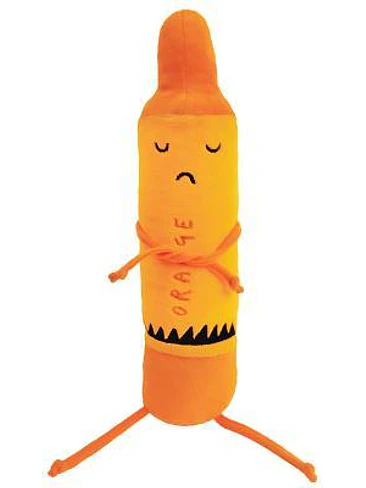 Muñeco El Dia Que Los Crayones Renunciaron Naranja 1