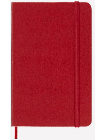 Agenda 12m 2027 Semanal Tb Pocket Rojo Escarlata 1