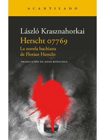 Herscht 07769 La Novela Bachiana De Florian Herscht 1