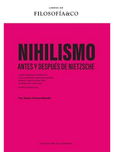 Nihilismo Antes Y Despues De Nietzsche 1