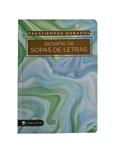 Pasatiempos Dorados Desafio De Sopas De Letras 1