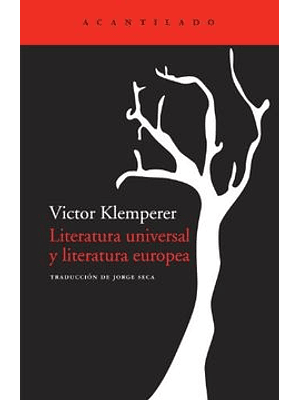 Literatura Universal Y Literatura Europea