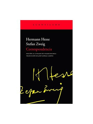 Herman Hesse Stefan Zweig: Correspondencia