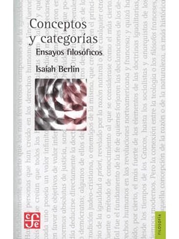 Conceptos Y Categorias Ensayos Filosoficos 1