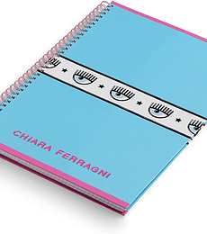 oferta! Chiara Ferragni Ed. Limitada Back to School Cuaderno espiral  Celeste