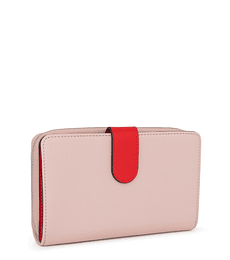 Billetera Tous  New Dubai rosa y beige