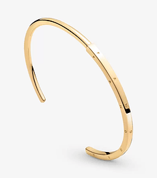 Pulsera Rígida Pandora Signature I-D oro