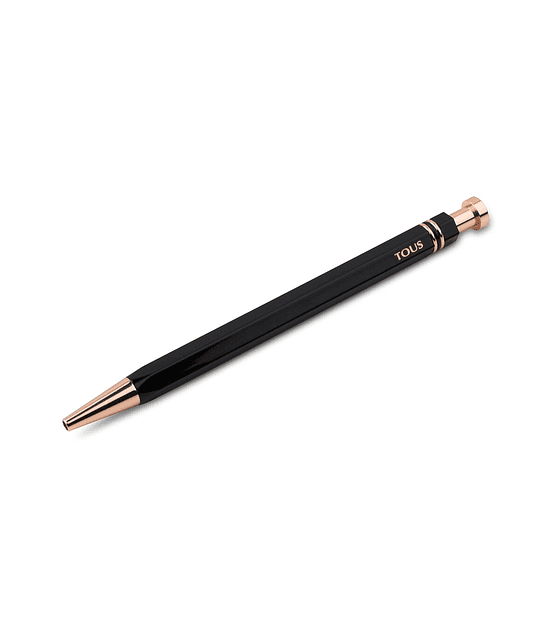  Bolígrafo TOUS Camee negro-IP rosado