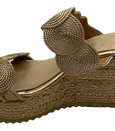 Zuecos De Mujer Exe Shoes Modelo 322 Gold