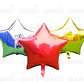 12 Globos Estrellas Metálicos Brillantes 55 cm - Miniatura 4
