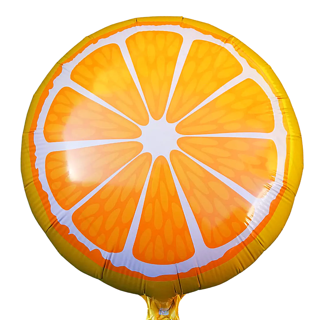 12 Globos Frutales Metálicos 45 cm 2