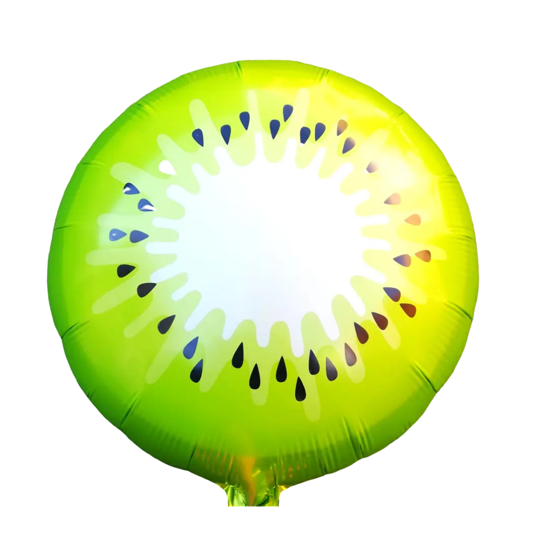 12 Globos Frutales Metálicos 45 cm 5