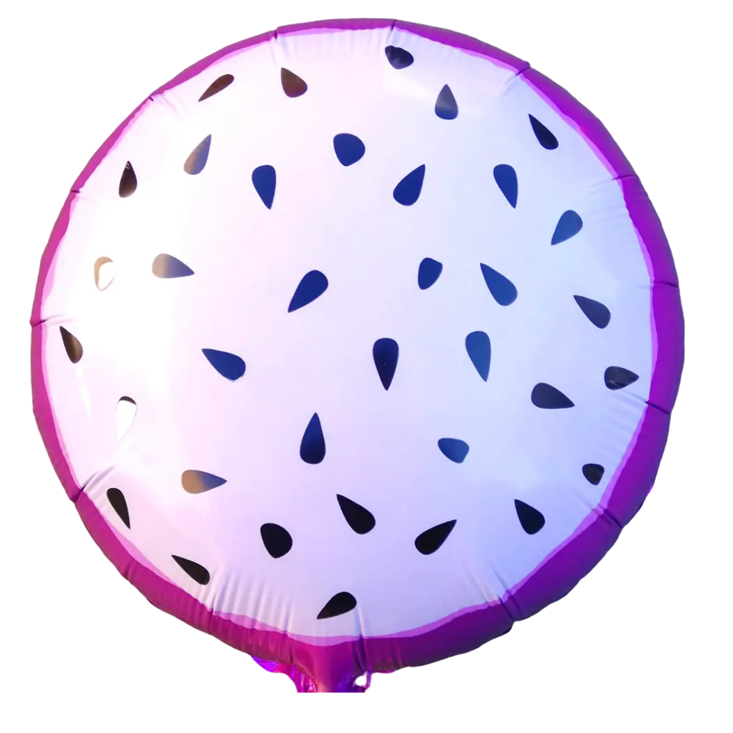 12 Globos Frutales Metálicos 45 cm 7