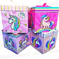 12 Cajas unicornios 15 cm (4 diseños) - Miniatura 3