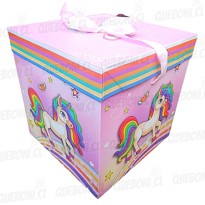 12 Cajas unicornios 15 cm (4 diseños) 7