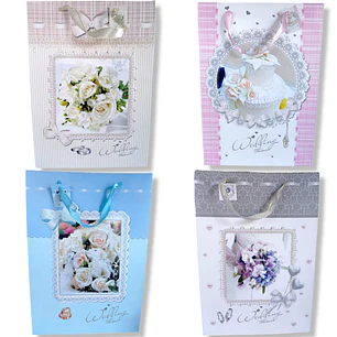 Bolsas de regalo Boda Matrimonio Aniversario Premium grandes 41 cm