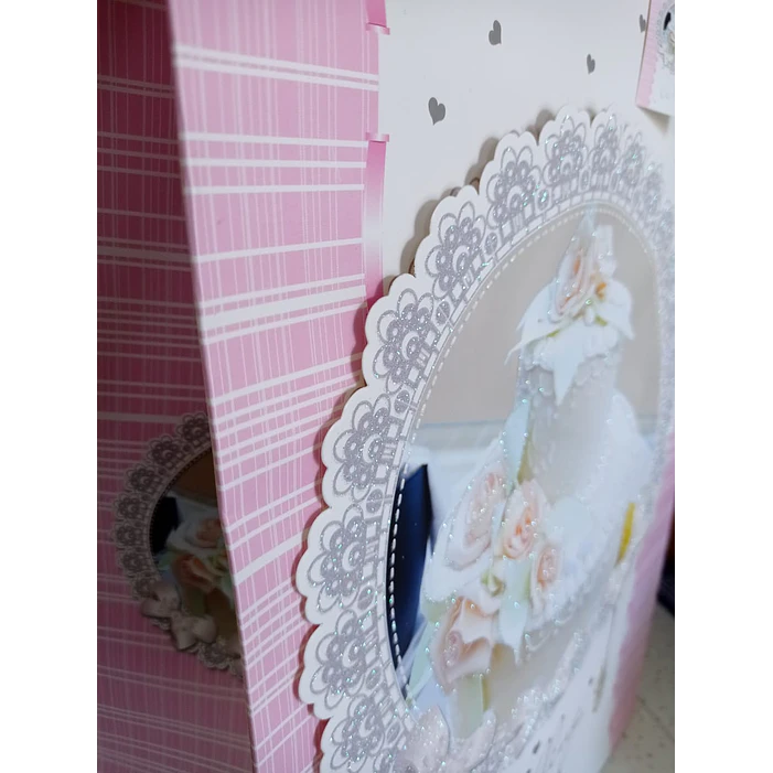 Bolsas de regalo Boda Matrimonio Aniversario Premium grandes 41 cm 3