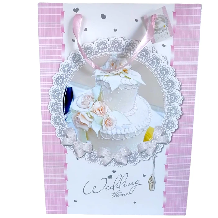 Bolsas de regalo Boda Matrimonio Aniversario Premium grandes 41 cm 4