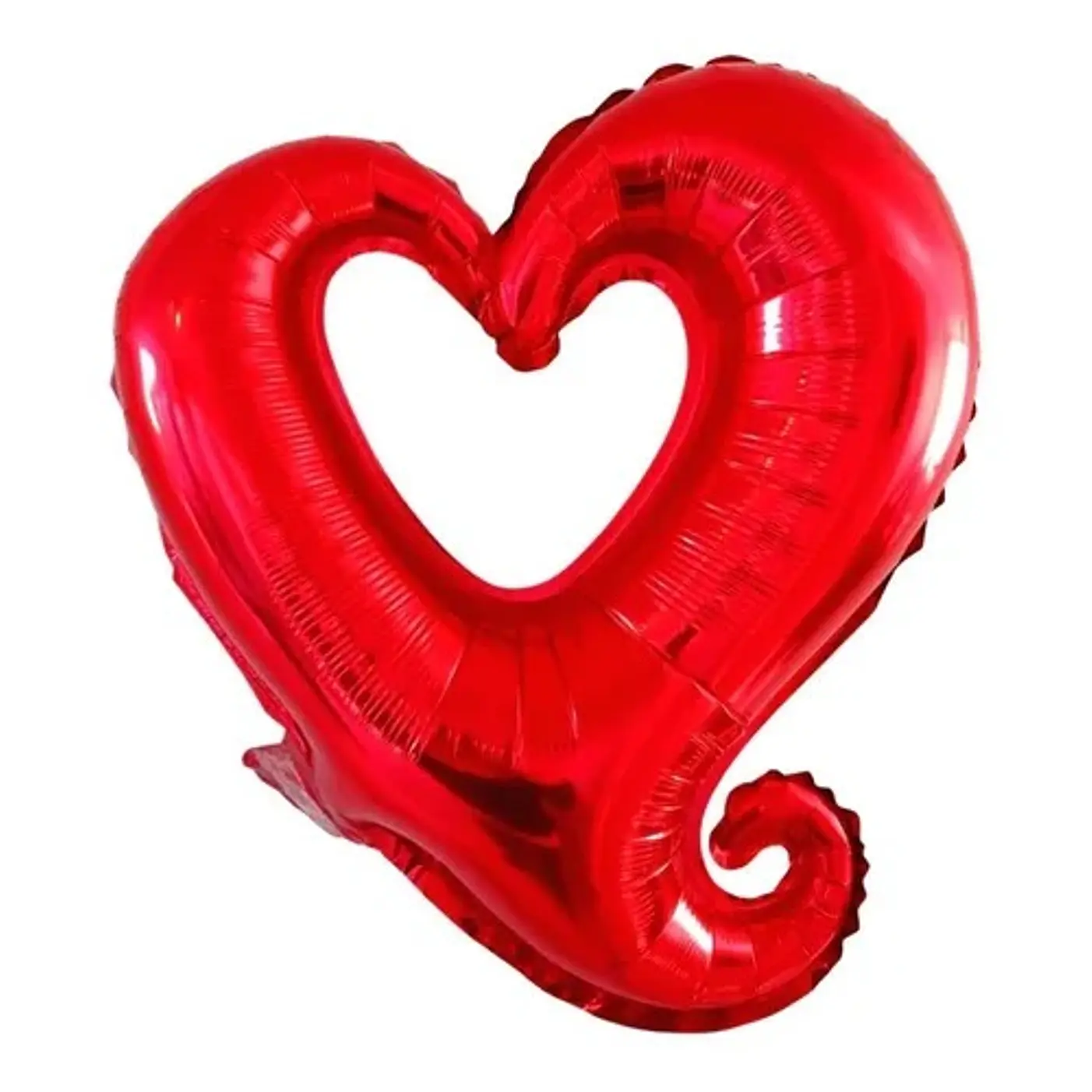 Set 24 Globos Amor Corazón Liso Y Corazón Hueco c/varas  3