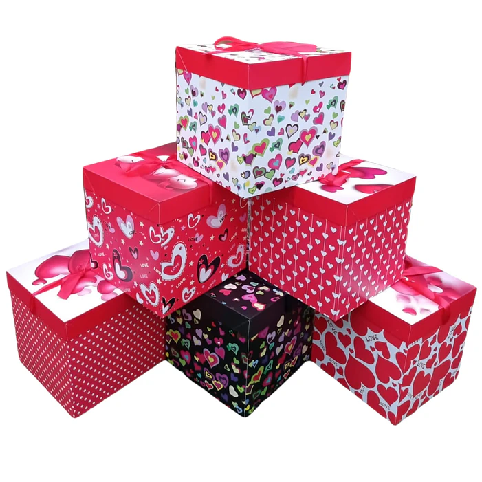 12 Cajas de regalos día del amor 22 cm 2