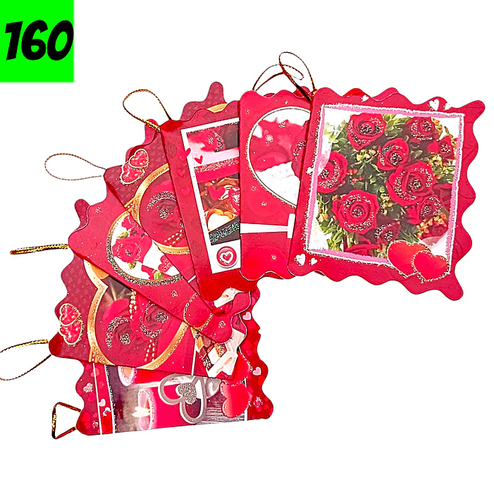 Cartón 160 Tarjetas De Saludo 1