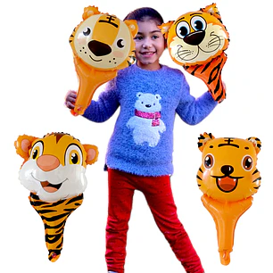 12 Globos mazo animales 42 cm